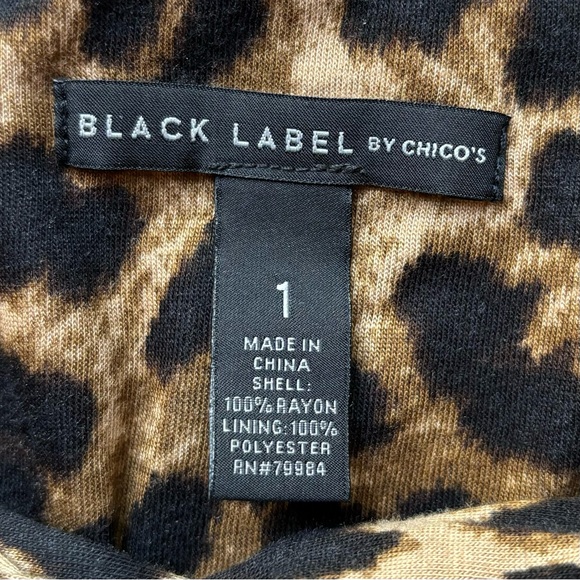 Black Label by Chico’s leopard maxi skirt. Size 1 (Chico’s sizing) - Picture 10 of 10